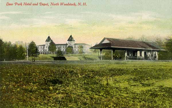 Deer Park Hotel and Depot, North Woodstock, New Hampshire