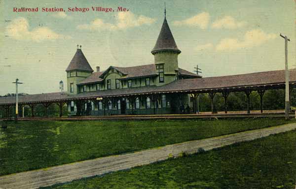 Railroad Station, Sebago Village, Maine
