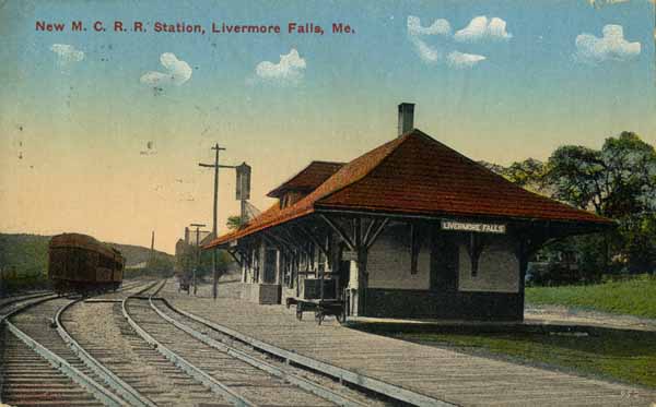 New Maine Central Railroad Station, Livermore Falls, Maine