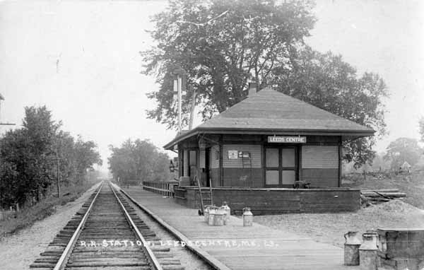 Railroad Station, Leeds Centre, Maine