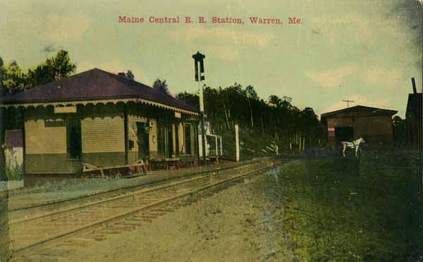 Maine Central Railroad Station, Warren, Maine