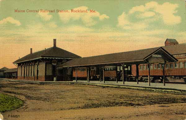 Maine Central Railroad Station, Rockland, Maine