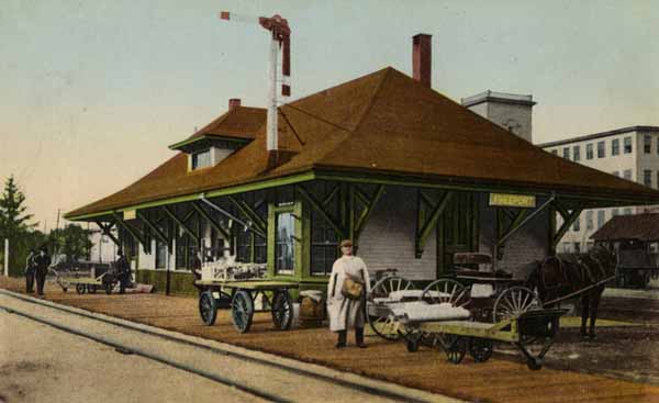 Maine Central Railroad Station, Freeport, Maine