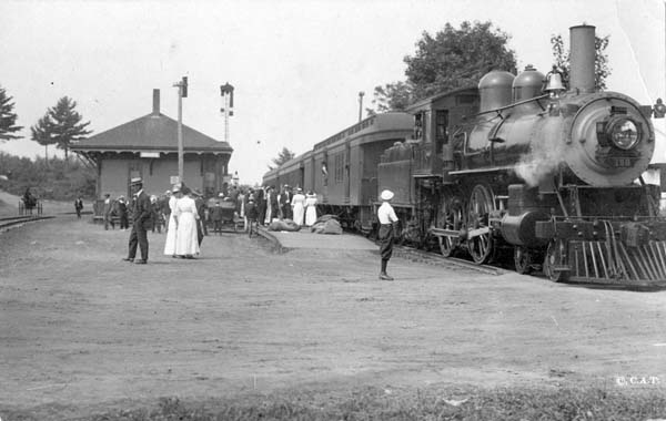 Maine Central Railroad Station, Brooks, Maine