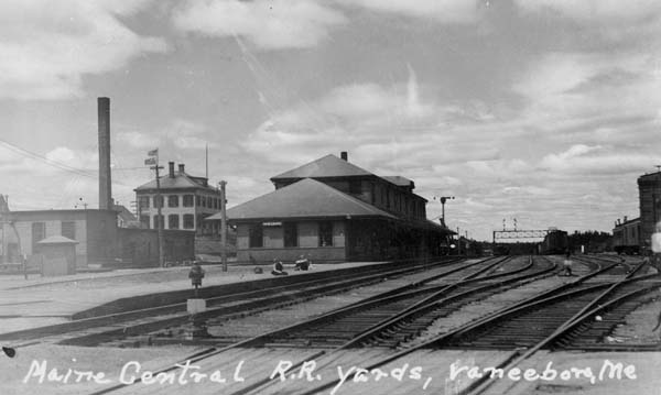 Maine Central Railroad yards, Vanceboro, Maine