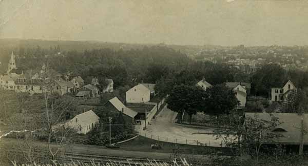 View from Franklin Heights, Franklin, New Hampshire