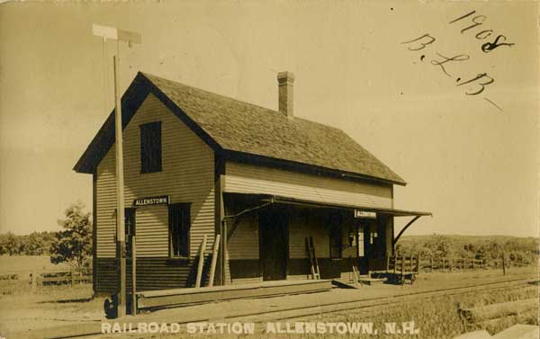 Railroad  Station, Allenstown, New Hampshire