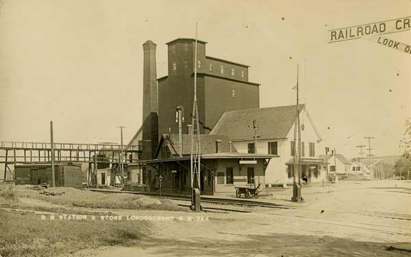 Railroad Station and Store, Londonderry, New Hampshire