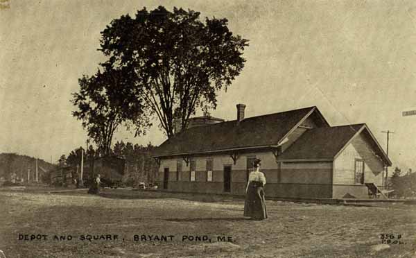 Depot and Square, Bryant Pond, Maine