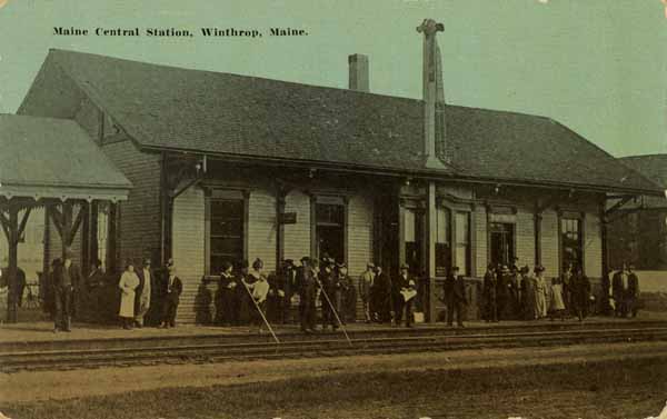 Maine Central Station, Winthrop, Maine