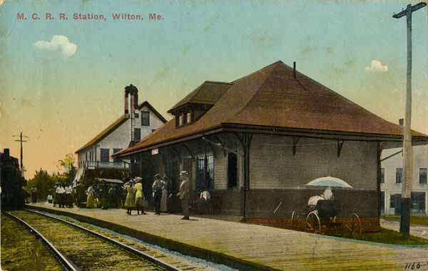 Maine Central Railroad Station, Wilton, Maine