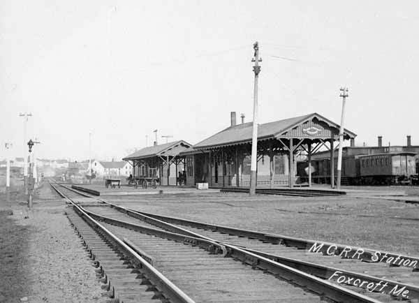 Maine Central Railroad Station, Foxcroft, Maine