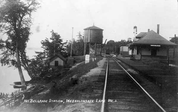 North Belgrade Station, Messalonskee Lake, Maine