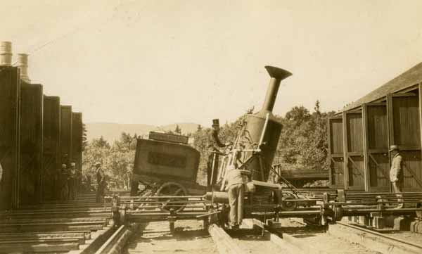 At Base Station of Mount Washington Railroad, July 20, 1929
