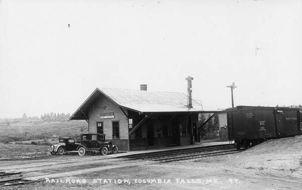 Railroad Station, Columbia Falls, Maine