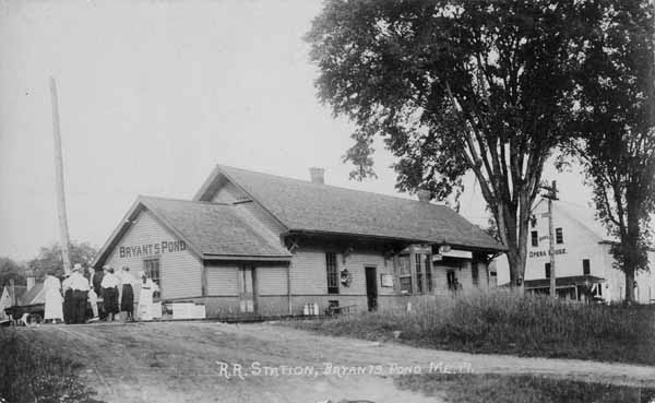 Railroad Station, Bryants Pond, Maine
