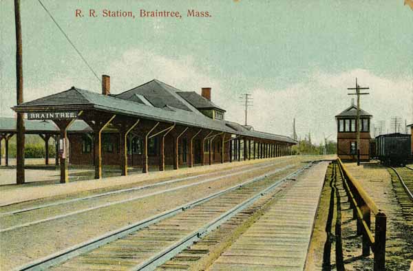 Railroad Station, Braintree, Massachusetts