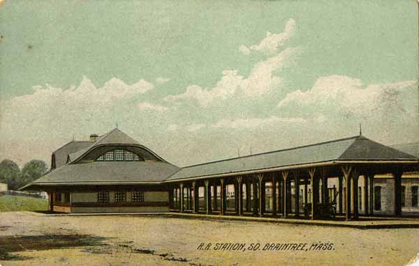 Railroad Station, South Braintree, Massachusetts