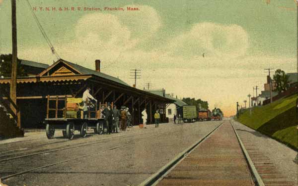 New York, New Haven and Hartford Railroad Station, Franklin, Massachusetts