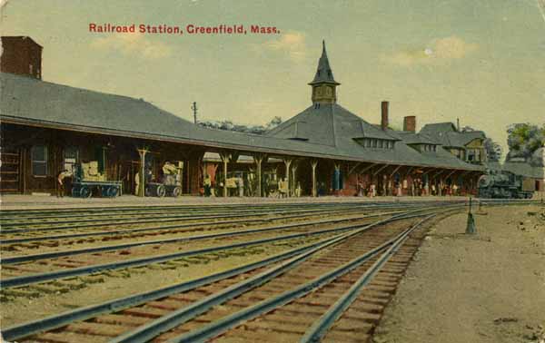 Railroad Station, Greenfield, Massachusetts
