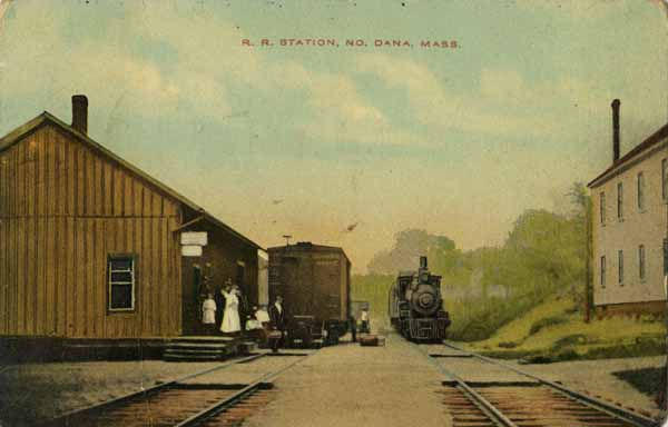 Railroad Station, North Dana, Massachusetts