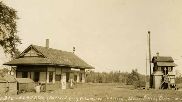 Boston & Maine Railroad Station (Portland Division) Wilmington Junction, Massachusetts