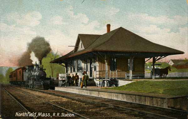 Northfield, Massachusetts. Railroad Station