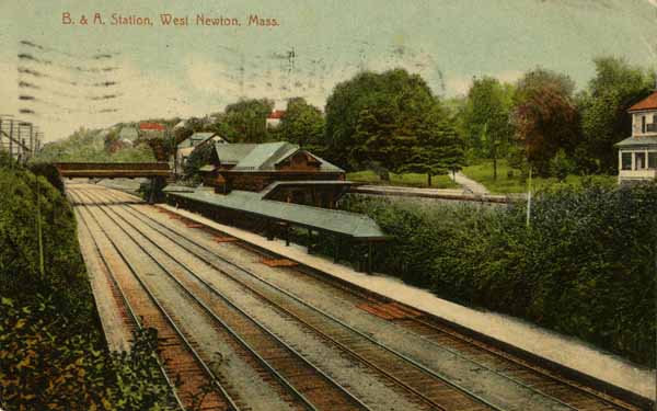 Boston & Albany Station, West Newton, Massachusetts