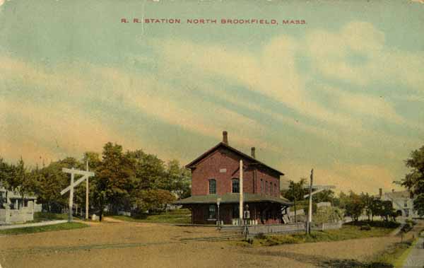 Railroad Station, North Brookfield, Massachusetts