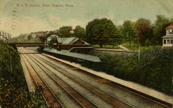 Boston & Albany Station, West Newton, Massachusetts
