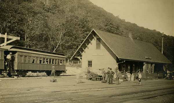 Railroad Station, Hoosac Tunnel, Massachusetts