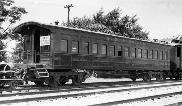 Chicago & Alton Railroad #9, First Pullman Sleeper - September 1, 1859