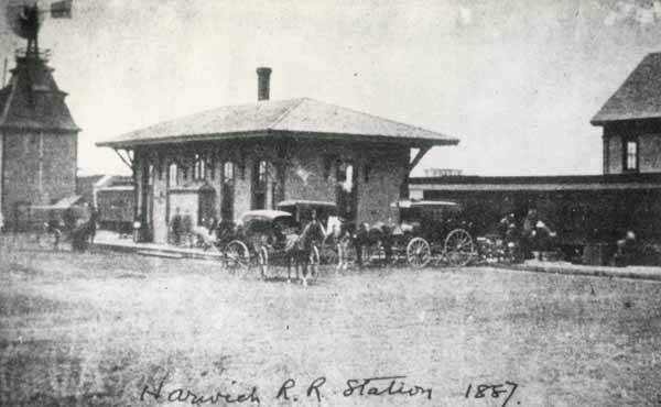 Harwich Railroad Station, 1887