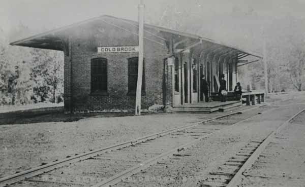 Boston & Albany depot, Coldbrook Springs, Massachusetts