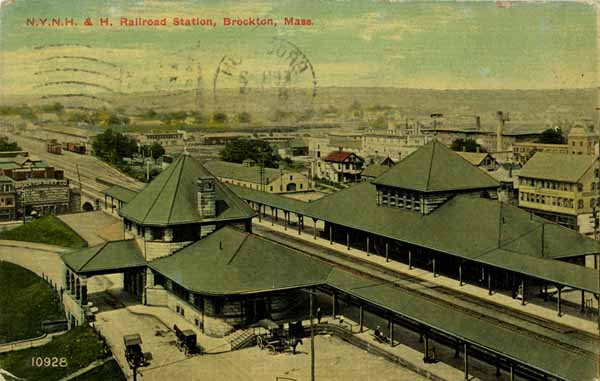 New York, New Haven & Hartford Railroad Station, Brockton, Massachusetts