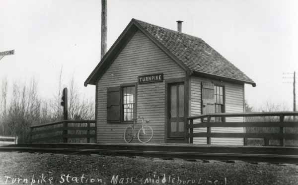 Turnpike Station, Massachusetts on the Middleboro Line