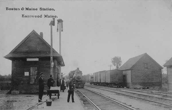 Boston and Maine Railroad Station, Eastwood, Maine.