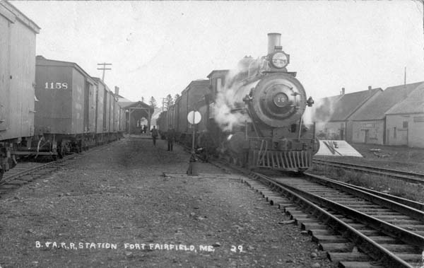 Bangor & Aroostook Railroad Station, Fort Fairfield, Maine