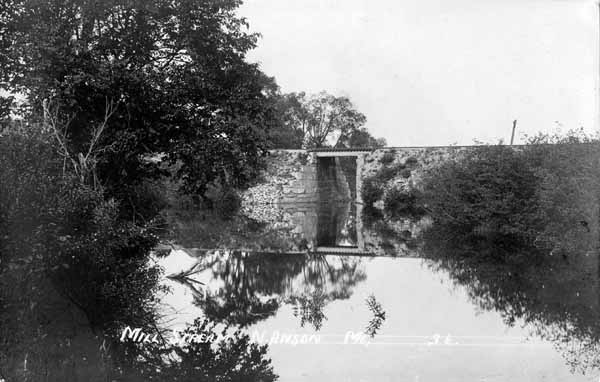 Mill Stream at North Anson, Maine