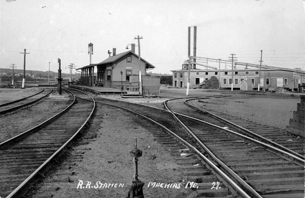 Railroad Station, Machias, Maine
