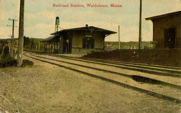 Railroad Station, Waldoboro, Maine