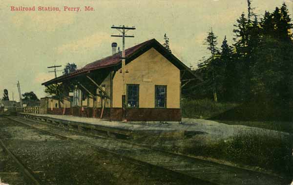 Railroad Station, Perry, Maine