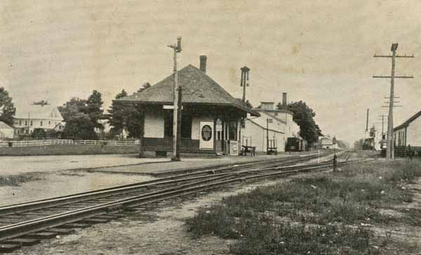Boston  & Maine Station and York County Farmers' Exchange, Waterboro, Maine