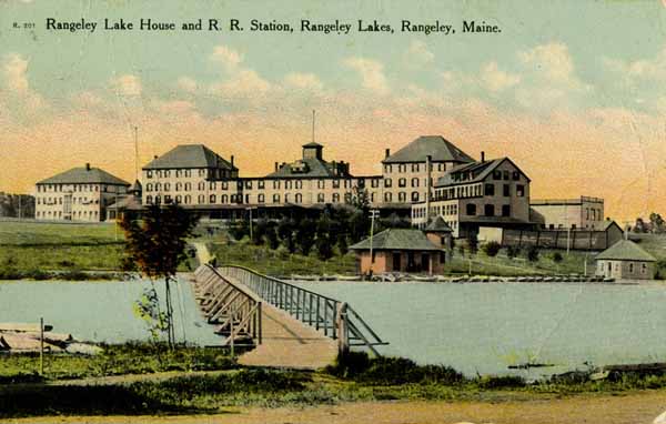 Rangeley Lake House and Railroad Station, Rangeley Lakes, Rangeley, Maine