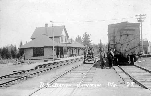 Railroad Station Jackman, Maine