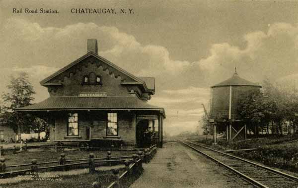 Railroad Station. Chateaugay, New York