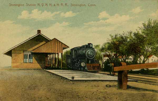 Stonington Station, New York, New Haven & Hartford Railroad.  Stonington, Connecticut