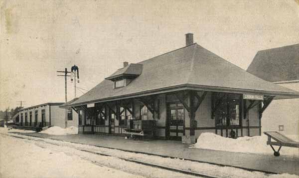 Maine Central Railroad Station, Lisbon Falls, Maine