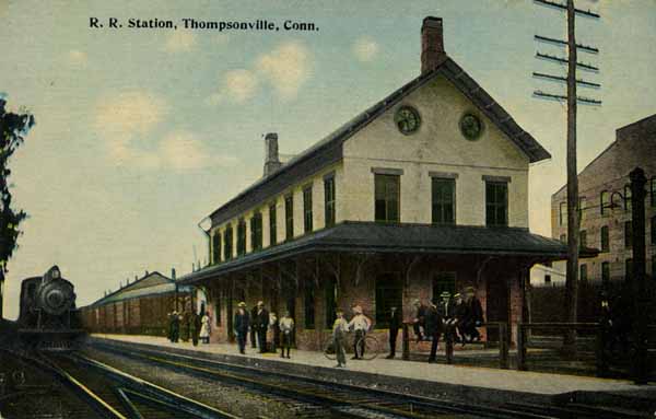 Railroad Station, Thompsonville, Connecticut