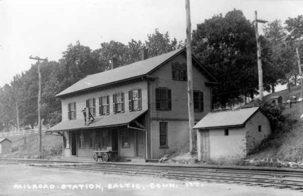 Railroad Station, Baltic, Connecticut